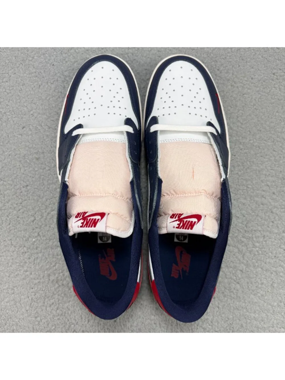 Jordan 1 Low Mens 14 Shoes Howard University Nike Air Retro OG 2024 Sneakers